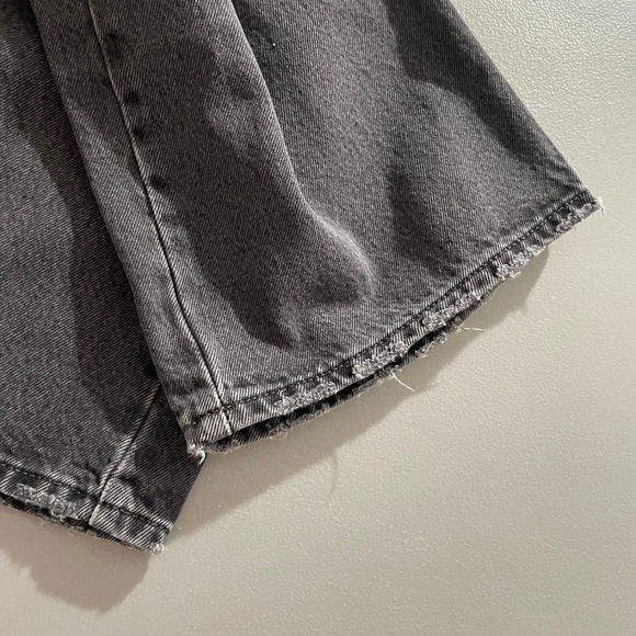 Levi's Premium Low Loose Jeans Women's Size 27 Black Wash Wide Leg Denim - Picture 10 of 15